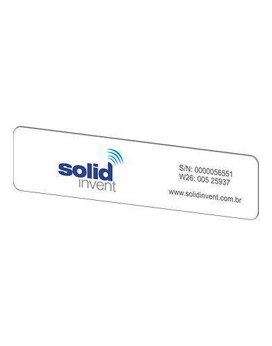 Tag Veicular RFID TPUHF-110 Passivo (Uso Interno – Parabrisa)